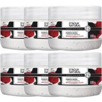 6UN Creme Termoativo Óleo Pimenta Negra 300G D'agua natural