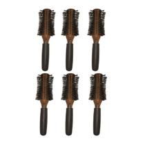 6UN Escova Profissional Madeira Cerdas Mista Marco Boni