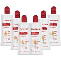 6UN Leite De Aveia Corporal 400ml Todos Os Tipos De Pele Davene