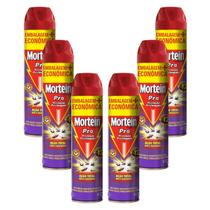 6Un Mortein Multi Barata Mosca Aranha 360ml Ação em Segundos