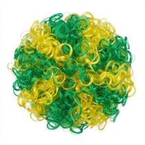 6UN Peruca Brasil Repicada Verde Amarelo Copa 2026 Festa 6UN Peruca Brasil Repicada Verde Amarelo Copa 2026 Festa