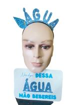 6un Plaquinha de Carnaval frase Dessa água não beberei