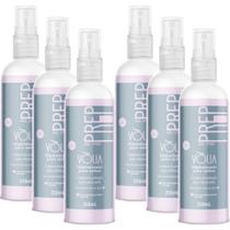 6UN Preparação Nail Spray Higienizante Unhas 350ml Volia