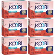 6UN Sabonete Vegetal Koori Antibac Hidratante 150g Davene 6UN Sabonete Vegetal Koori Antibac Hidratante 150g Davene