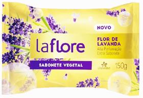 6un Sabonete Vegetal La Flore Flor De Lavanda 150g Davene