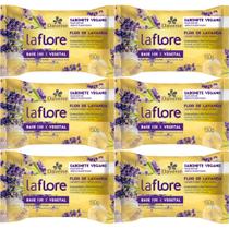6UN Sabonete Vegetal La Flore Flor de Lavanda150g Davene 6UN Sabonete Vegetal La Flore Flor de Lavanda150g Davene