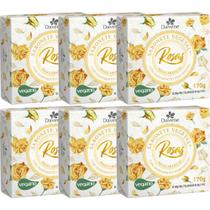 6UN Sabonete Vegetal Rosas Amarelas 170G Davene 6UN Sabonete Vegetal Rosas Amarelas 170G Davene