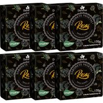 6UN Sabonete Vegetal Rosas Negras 170g Davene 6UN Sabonete Vegetal Rosas Negras 170g Davene