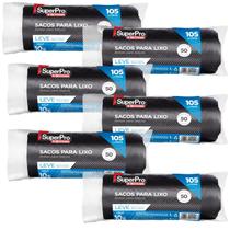 6Un Saco De Lixo 105 Litros Leve Pct C/ 50 Un Resistente 6Un Saco De Lixo 105 Litros Leve Pct C/ 50 Un Resistente
