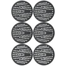6un Tapete Silicone Almofada Protetora Fogão Indução Cooktop 6un Tapete Silicone Almofada Protetora Fogão Indução Cooktop