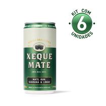 6und Xeque Mate Bebida Pronta Mate Rum Guaraná Limão 250ml