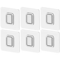 6X Adesivos De Parede Simples 6cm Cor Natural - Ou