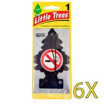 6x Aromatizante Little Trees No Smoking (Sândalo) Não Fume