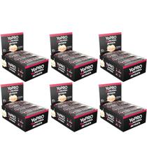 6x Barra YoPRO Sabor Morango Chocolate Branco 12 Barras 40g