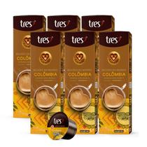 6x Cápsula de Café Tres 3 Corações Espresso Colombia 10 Unidades 6x Cápsula de Café Tres 3 Corações Espresso Colombia 10 Unidades