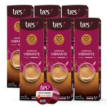 6x Cápsula de Café Tres 3 Corações Espresso Vibrante 10 Unidades