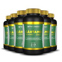 6x cartamo com vitamina e 240 capsulas hf suplementos