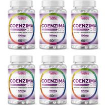 6x Coenzima Q10 100% Pura100mg Por Porção 60 Caps Nataly