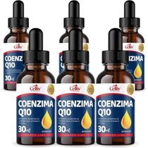 6x Coenzima Q10 (Ubiquinona) em Gotas Sabor Menta 30ml Celliv 6x Coenzima Q10 (Ubiquinona) em Gotas Sabor Menta 30ml Celliv