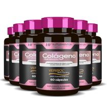 6x COLAGENO VERISOL + CALCIO HF SUPLEMENTS 60CAPS 1750MG