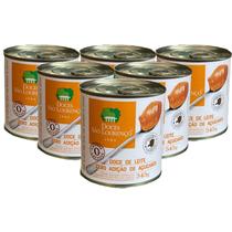 6x Doce de Leite Zero Lactose Zero Açúcar São Lourenço 345g