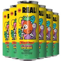 6X Energético Natural Functional Drink 269Ml Abacaxi Hortela