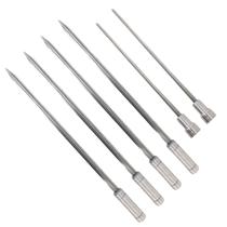 6x Espetos Espada/Coração De Inox Lâmina 60cm Para Churra