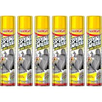 6x Espuma Limpadora Luxcar 400ml Limpa Estofados Automotivo 6x Espuma Limpadora Luxcar 400ml Limpa Estofados Automotivo