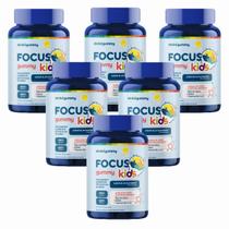 6x Focus Kids- Gummy- Sabor Blue Raspberry- 30 Gomas- Ekobé 6x Focus Kids- Gummy- Sabor Blue Raspberry- 30 Gomas- Ekobé
