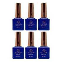 6x Gel LED/UV Fan Nails Base Coat 15ml