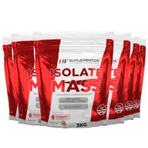 6x hipercalorico isolate mass 3kg morango hf suplementos 6x hipercalorico isolate mass 3kg morango hf suplementos