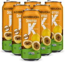 6x Kombucha Maracujá 350ml Doutor K 6x Kombucha Maracujá 350ml Doutor K