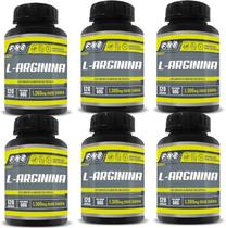 6x L-Arginina 500 Mg 120 Caps Flora Nativa
