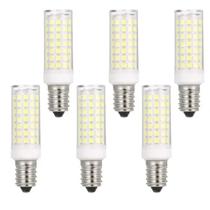 6x Lâmpada Halopin Led E14 15w 96 Leds Lustres Arandela 6x Lâmpada Halopin Led E14 15w 96 Leds Lustres Arandela