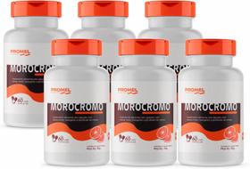 6x Laranja Moro, Manganês e Picolinato de Cromo 60 Caps de 600mg Promel