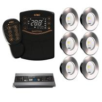 6x led slim 10w tholz + fonte 60w + smartpool