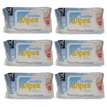 6x Lenços Umedecidos Sensitive Wipes Hipoalergênico- 50 Un 6x Lenços Umedecidos Sensitive Wipes Hipoalergênico- 50 Un