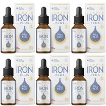 6x Liquid Iron Plus Baby & Kids Morango (30ml) - True Source 6x Liquid Iron Plus Baby & Kids Morango (30ml) - True Source