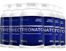 6x Magnésio L Treonato Puro - 360 Cáps 500mg