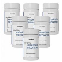 6x Magnésio Treonato Puro 60 Cápsulas 500mg 6x Magnésio Treonato Puro 60 Cápsulas 500mg