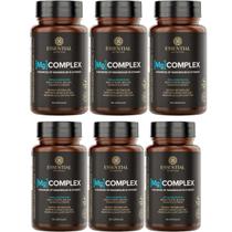 6x Mg Complex 4 Tipos de Magnésio 90Caps Essential Nutrition Sabor:Neutro 6x Mg Complex 4 Tipos de Magnésio 90Caps Essential Nutrition Sabor:Neutro