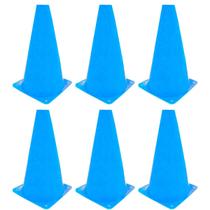 6x Mini Cone Sinalização Esportivo 23cm Agilidade Treino AZUL 6x Mini Cone Sinalização Esportivo 23cm Agilidade Treino AZUL
