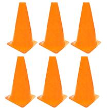 6x Mini Cone Sinalização Esportivo 23cm Agilidade Treino LARANJA 6x Mini Cone Sinalização Esportivo 23cm Agilidade Treino LARANJA