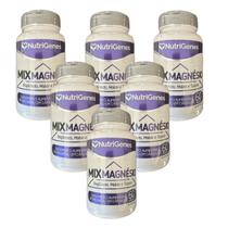 6x Mix Magnésio Bisglicinato, Malato e Taurato Nutrigenes