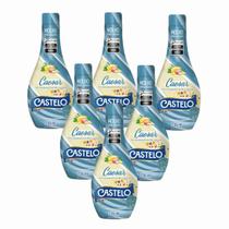 6x Molho Caesar para Salada - Castelo - Squeeze 236ml