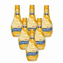 6x Molho de Parmesão para Salada - Castelo - Squeeze 236ml