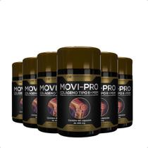 6x movi-pro colageno tipo ii premium 60 caps hf suplementos