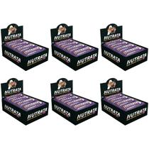 6x Nutrata Dark Caramel Protein 45g display com 12 barras