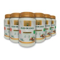 6X oleo de coco 500ML orgânico sem sabor sem cheiro