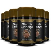 6X Oleo De Linhaça 60Caps Premium Hf Suplementos